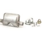 Silencer with mounting kit