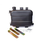 Black fuel tank with shut-off valve