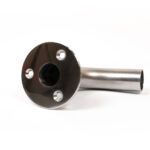 Curved air intake adapter for yachts or boats
