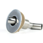 Curved exhaust adapter for yachts or boats