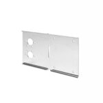 Stainless steel bendable mounting bracket for yachts and boats