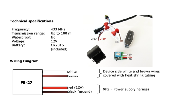 Remote control fb-27