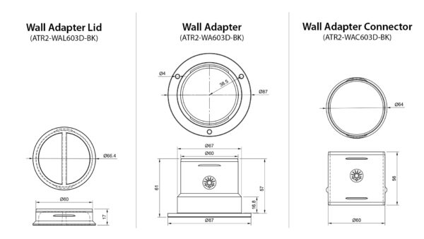 Wall adapter outlet kit ALC - Image 2