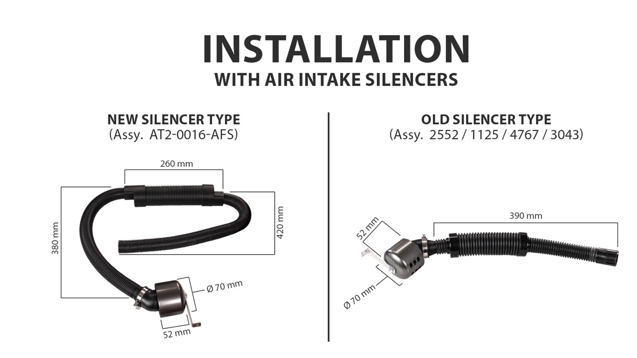 Air intake filter mounting set - Image 4